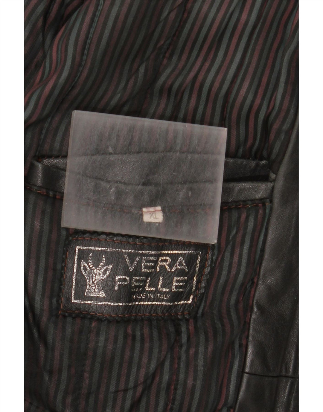 Jachetă de piele vintage pentru bărbați UK 42 XL din piele neagră