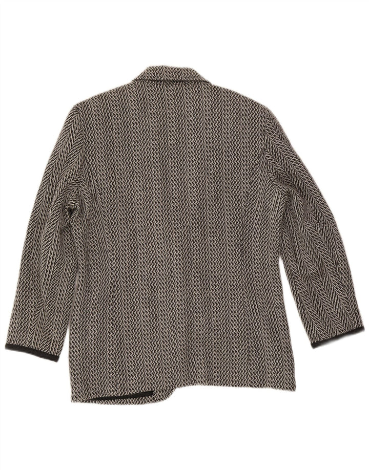 Jachetă Coeli Premiere pentru femei, cu 2 nasturi, IT 44 Gri Medium Herringbone