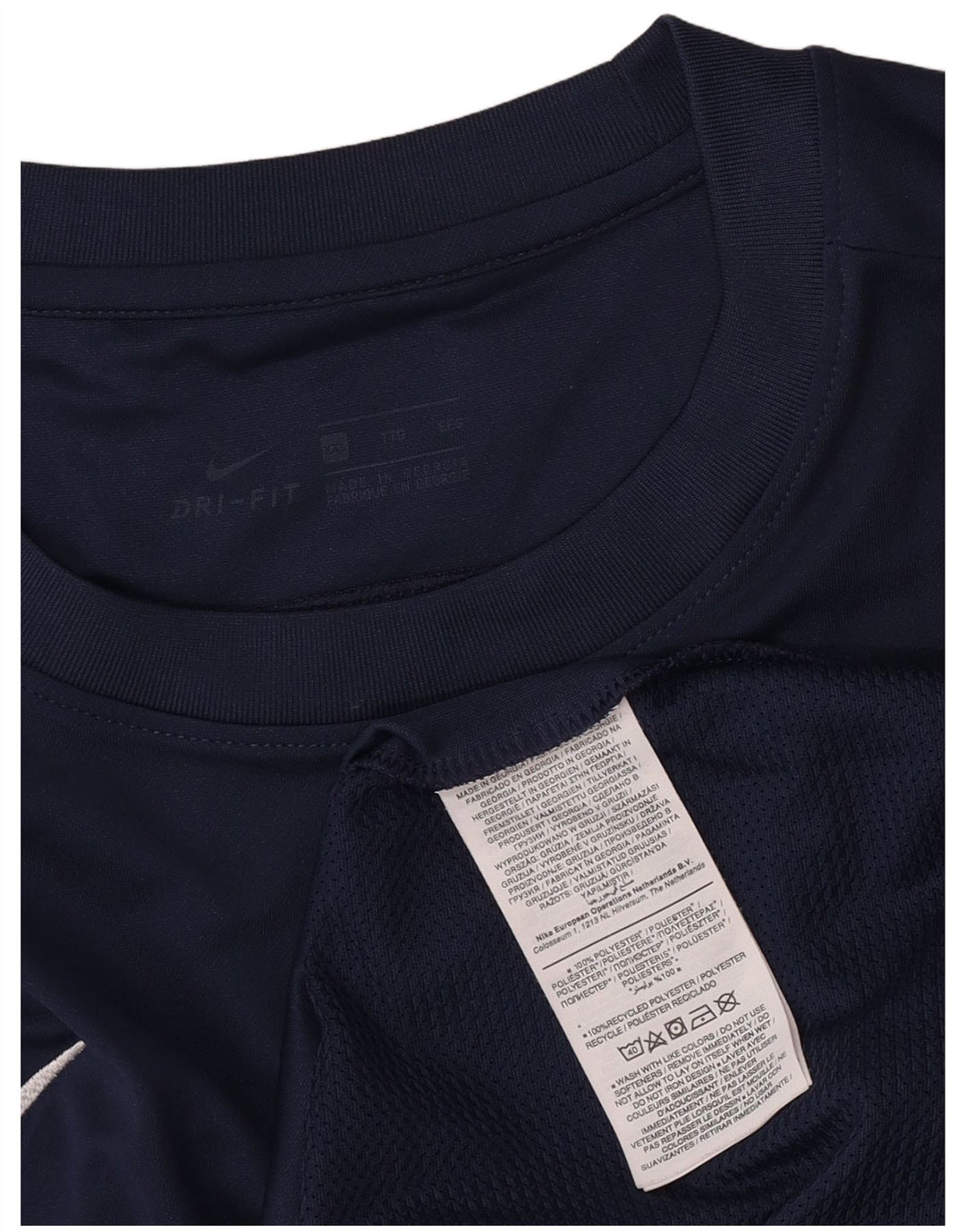 Tricou pentru bărbați Nike Dri Fit Top 2XL poliester bleumarin