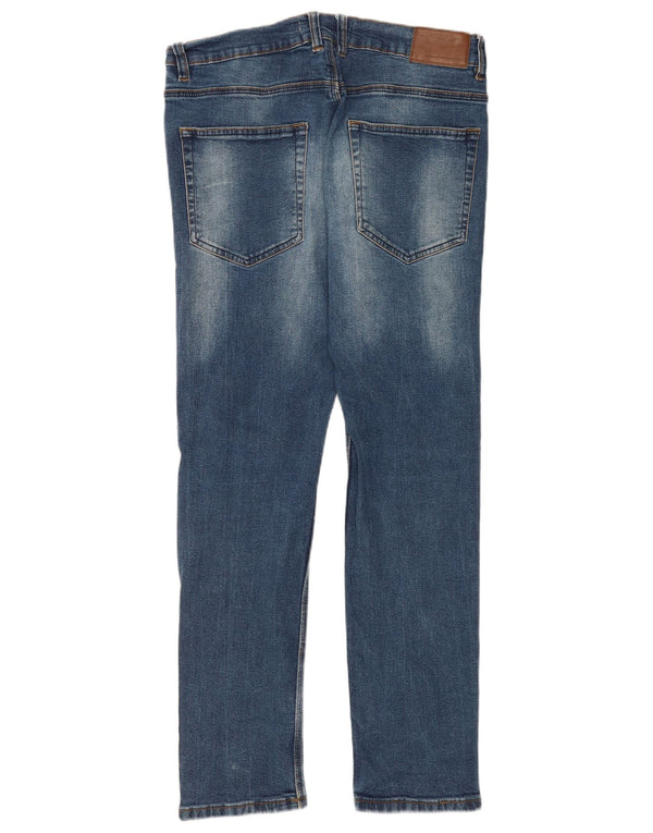 French Connection Mens Slim Jeans W36 L32 Blue Cotton