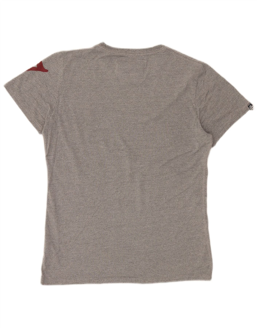 Tricou grafic pentru bărbați SUPERDRY Top din bumbac gri mediu