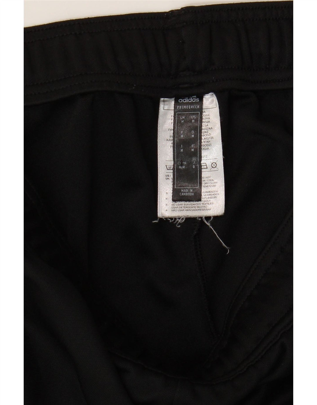 Pantaloni de trening Adidas pentru bărbați, poliester mediu negru