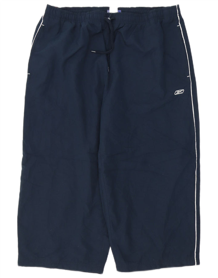 Pantaloni de trening Reebok Graphic Capri pentru bărbați XL, poliester bleumarin