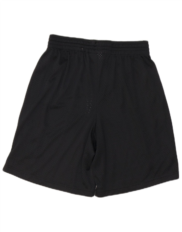 Pantaloni scurți sport Champion pentru bărbați, poliester mediu negru