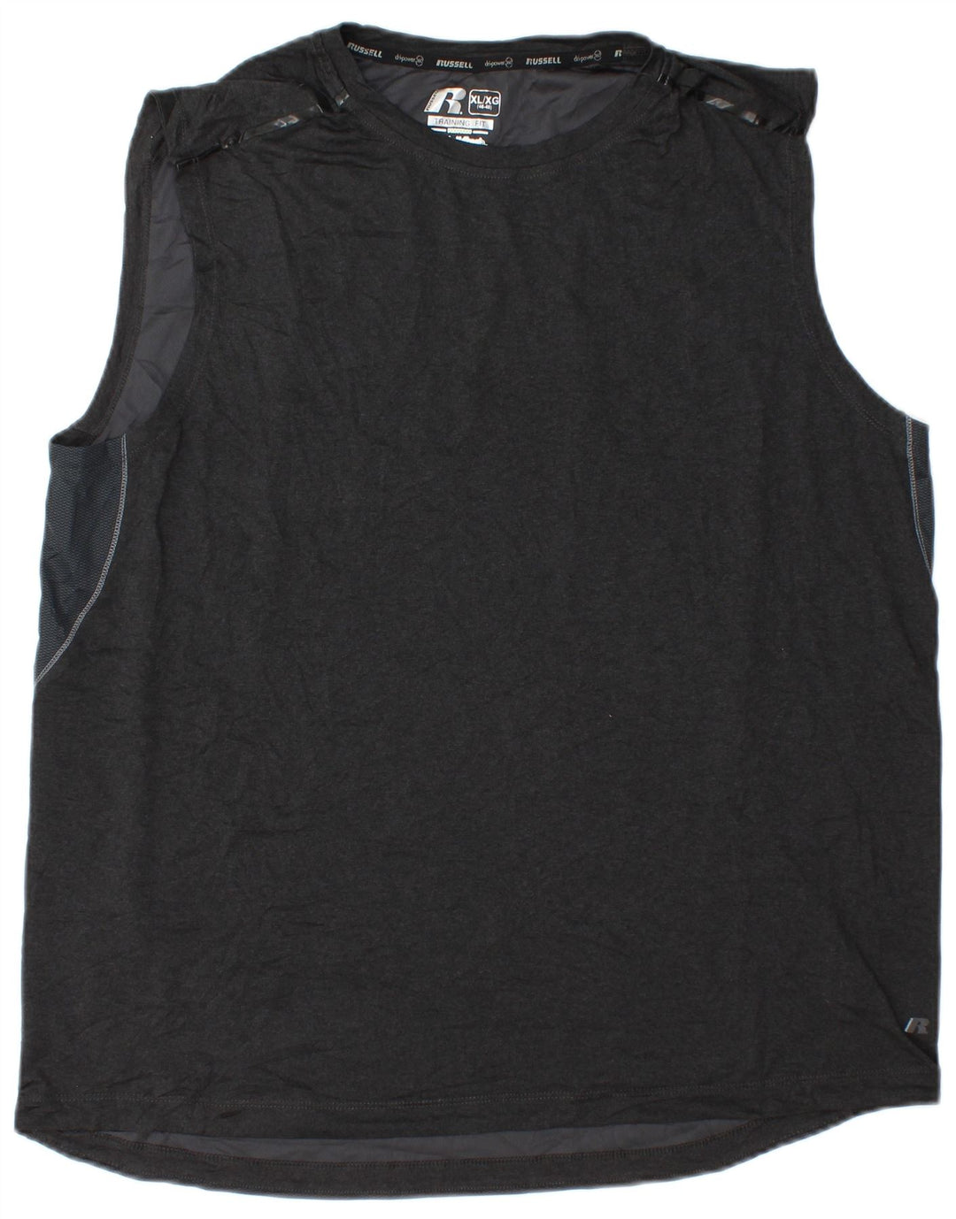 RUSSELL ATHLETIC Vest pentru bărbați Dri-Power Top UK 46/48 XL Poliester gri