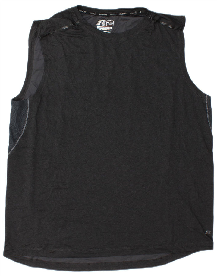 RUSSELL ATHLETIC Vest pentru bărbați Dri-Power Top UK 46/48 XL Poliester gri