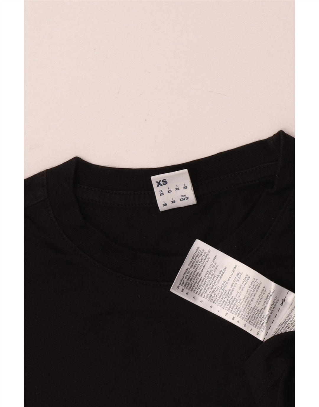 Tricou pentru bărbați Reebok Top XS bumbac negru