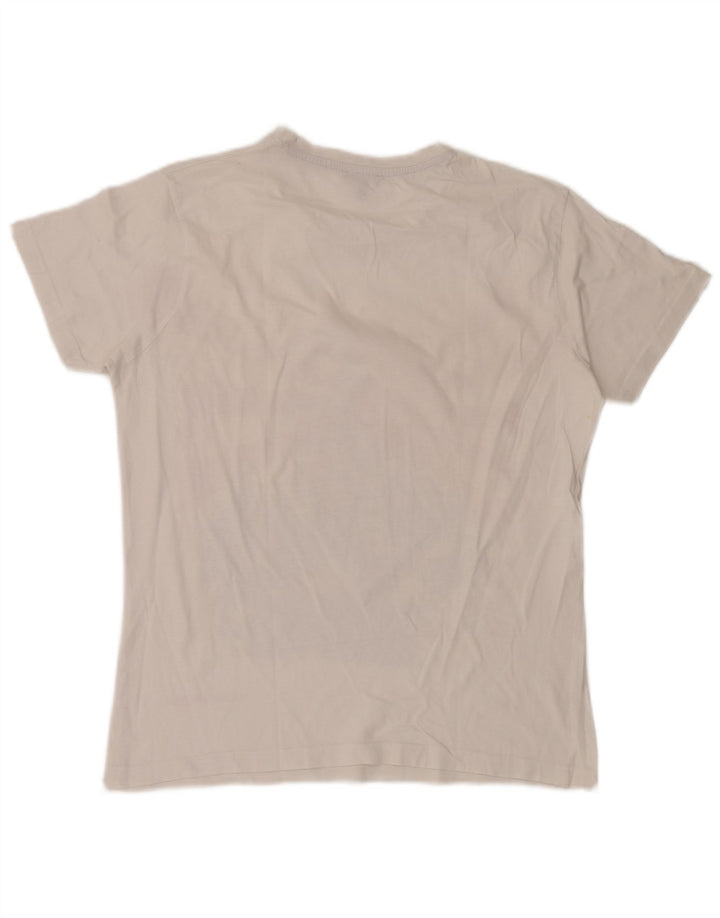 Tricou grafic pentru bărbați Cesare Paciotti Top mare din bumbac alb