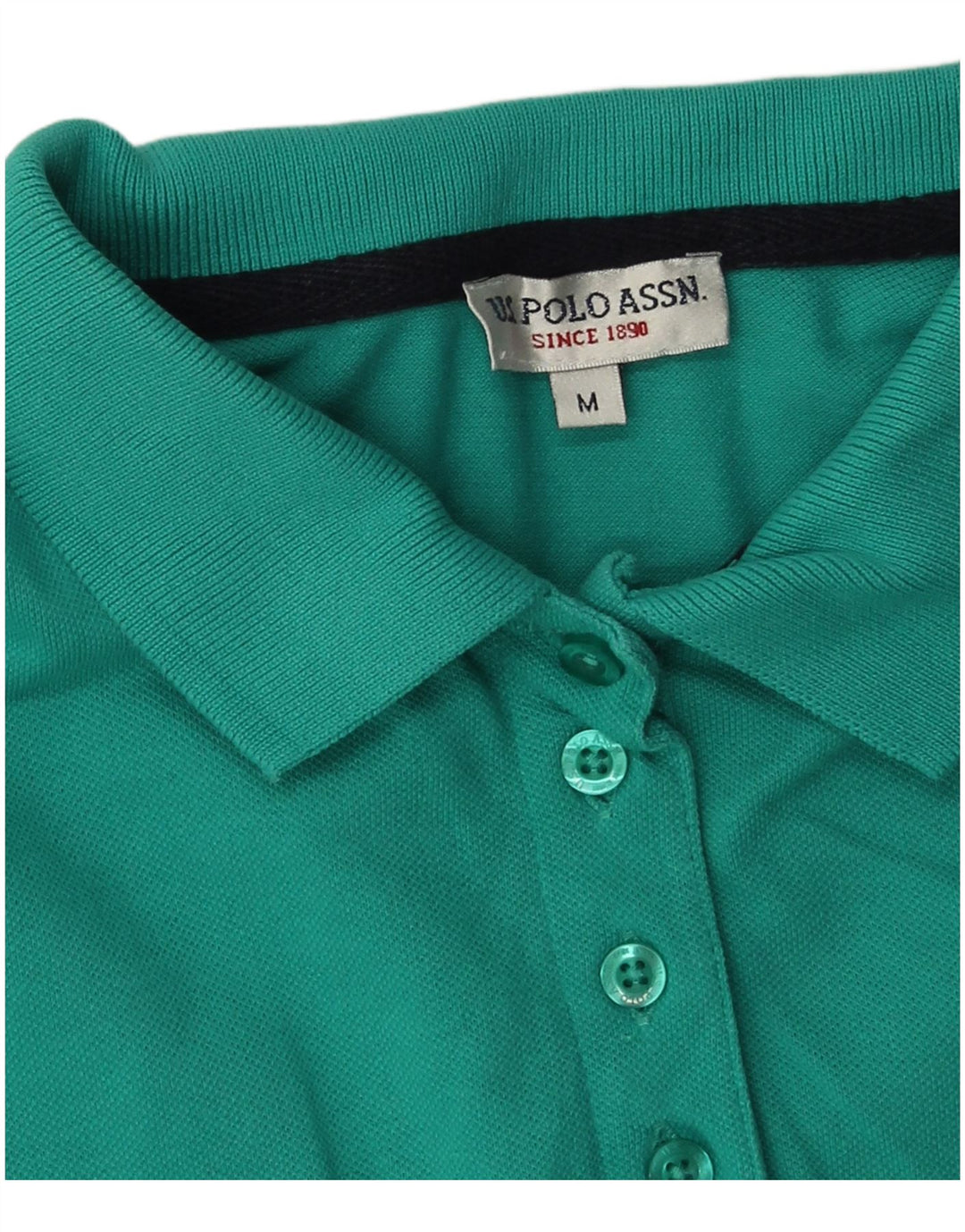 U.S. Polo Assn. Tricou polo pentru bărbați, bumbac albastru mediu