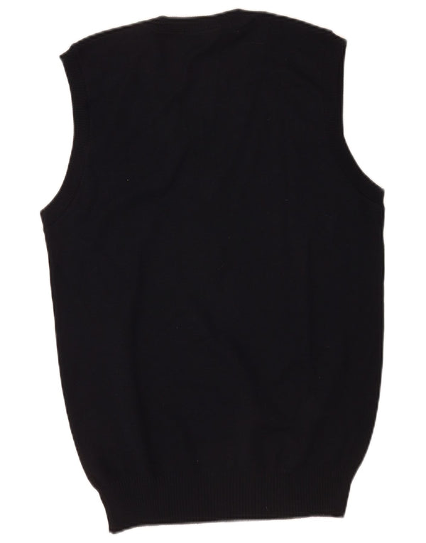 Liabel Vestă bărbați Tank Top Mic Bleumarin Lână virgină