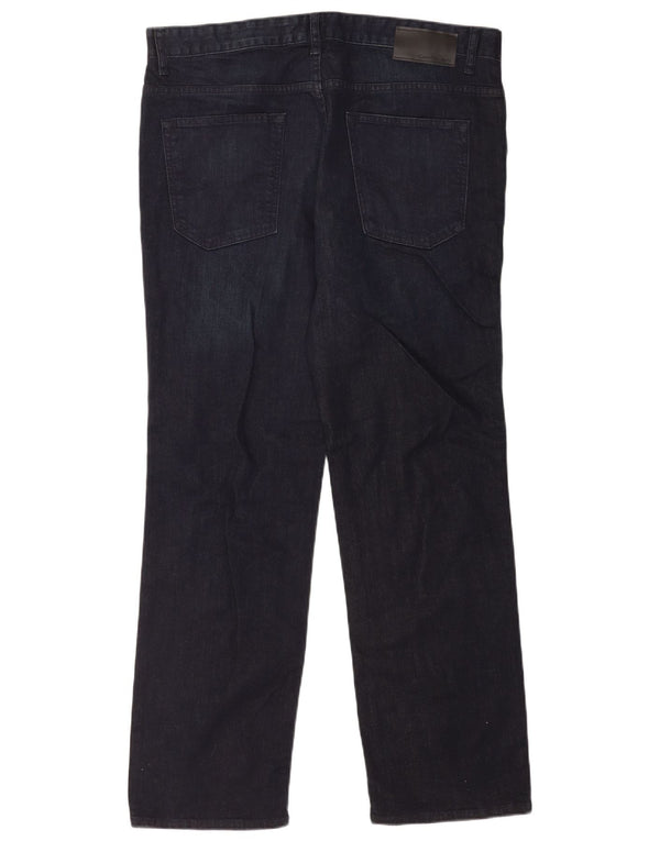 Calvin Klein Blugi pentru bărbați drepte W36 L32 Bumbac bleumarin