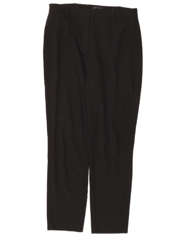 Pantaloni chino conici pentru femei Marks & Spencer UK 14 Large W32 L29 Negru