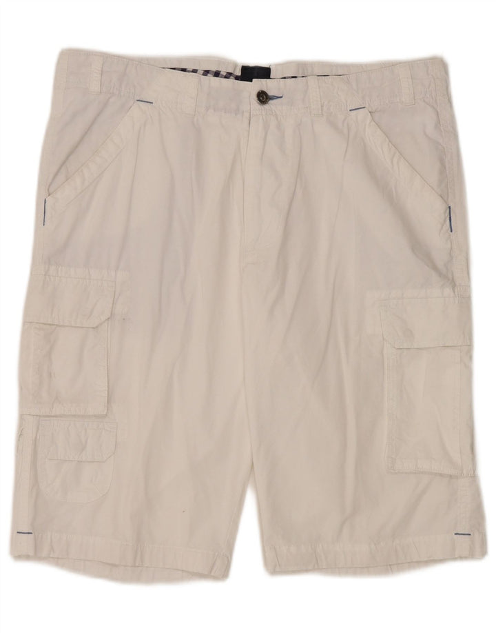 Pantaloni scurți cargo pentru bărbați Daniel Hechter W36, mare, alb, bumbac