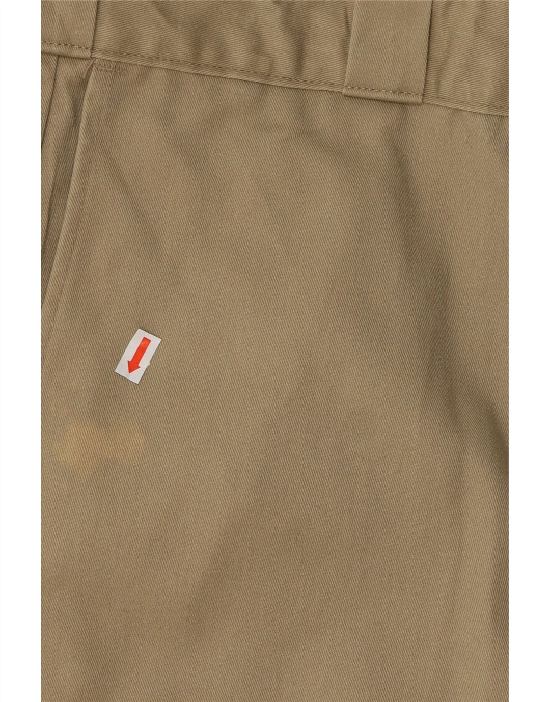 DICKIES Pantaloni chino drepți pentru bărbați L50 L30 bumbac kaki