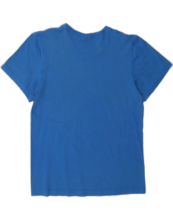Tricou grafic ADIDAS pentru bărbați Top mediu albastru bumbac