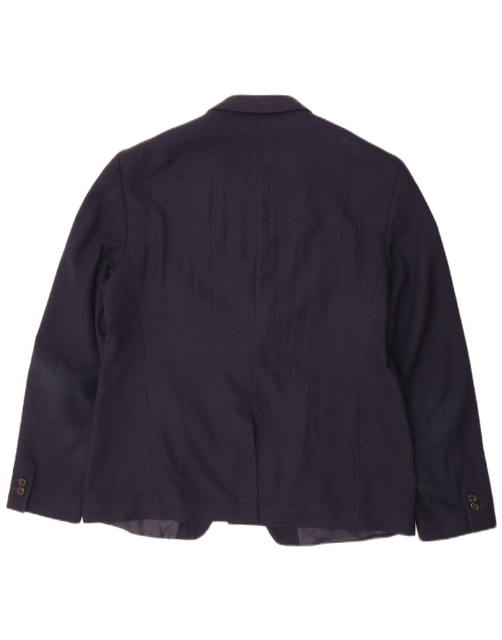 Blazer pentru bărbați Zara cu 1 nasture EU 54 XL Bleumarin