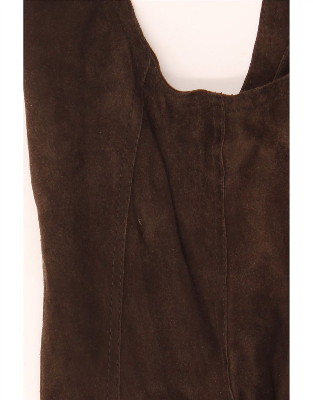 Marc O'Polo Gilet de piele intoarsa pentru femei EU 38 Maro Mediu Piele