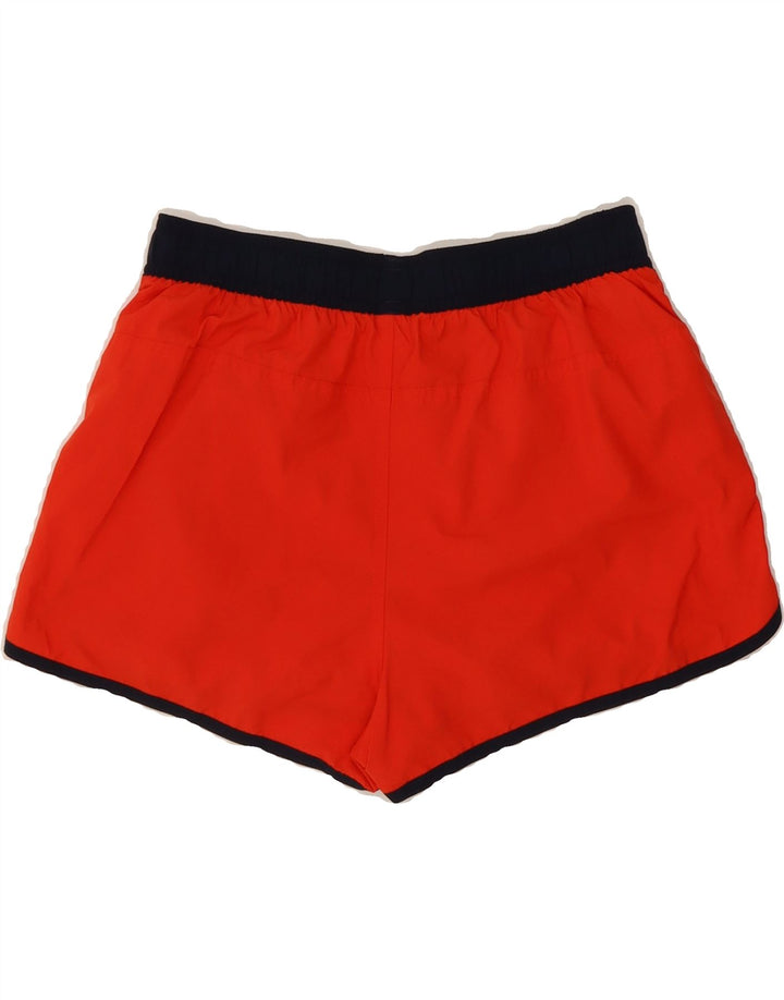 ADIDAS Womens Sport Shorts UK 10 Small  Red Polyester Vintage Adidas and Second-Hand Adidas from Messina Hembry 