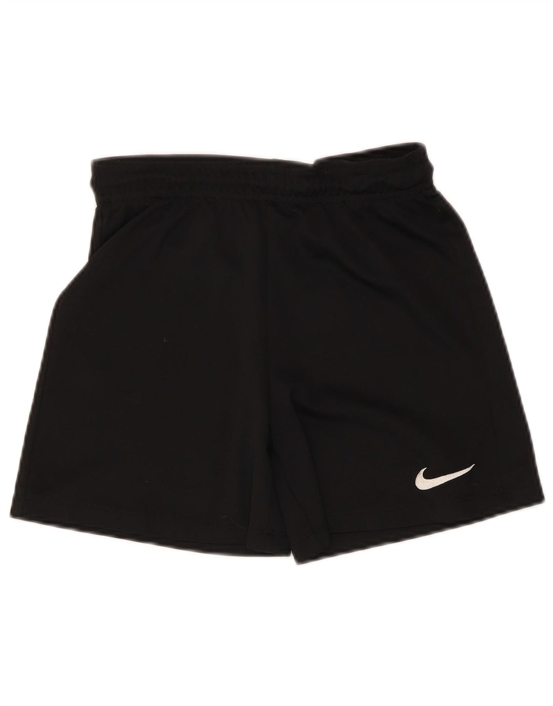 Pantaloni scurți sport Nike Dri Fit pentru băieți 10-11 ani Poliester negru mediu