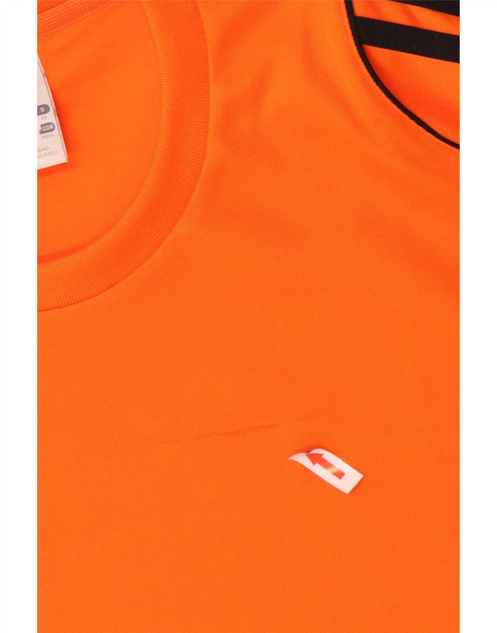 Tricou Adidas Climalite pentru bărbați Top Medium Portocaliu Poliester