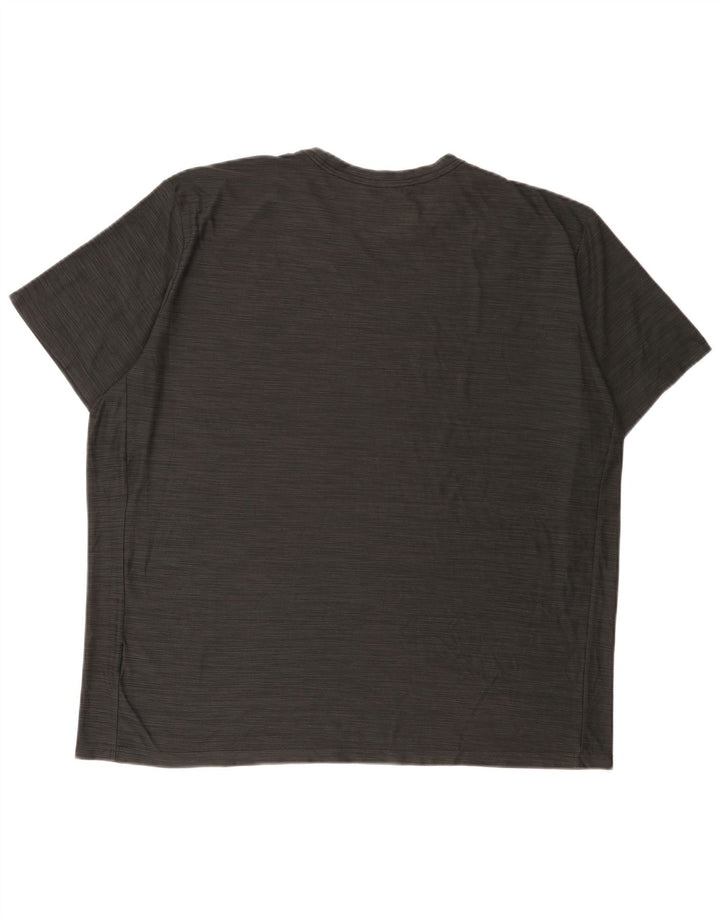 Tricou Nike pentru bărbați Dri Fit Top 2XL, gri poliester cu pături