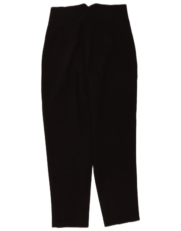 Pantaloni chino conici pentru femei cu talie înaltă Zara Mici L26 L26 Poliester negru