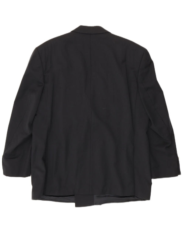 Jachetă Yves Saint Laurent pentru bărbați cu două pieptări, UK 42 XL, negru