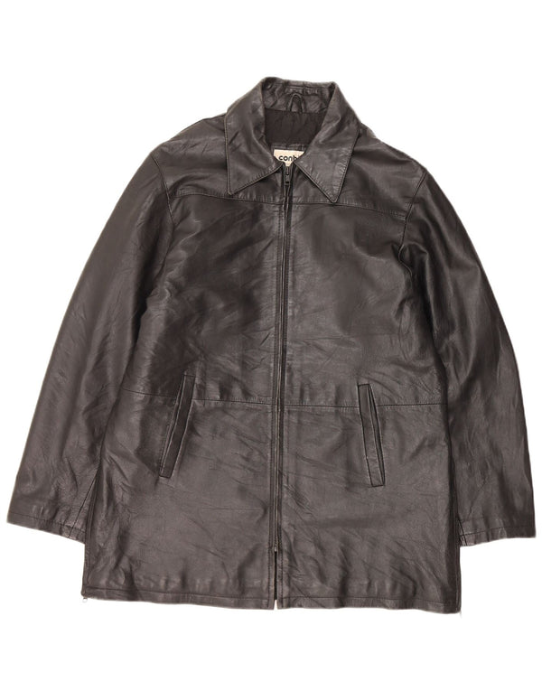 Jachetă din piele bărbați CONBIPEL IT 44 XS piele neagră