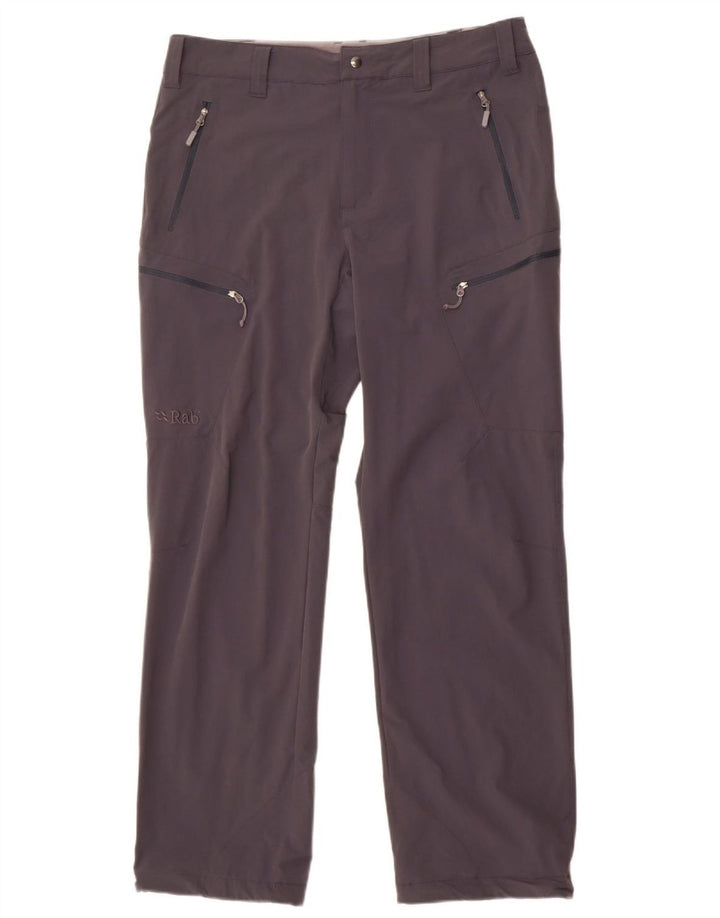 Pantaloni cargo drepti pentru femei Rab L34 L31 poliamidă gri