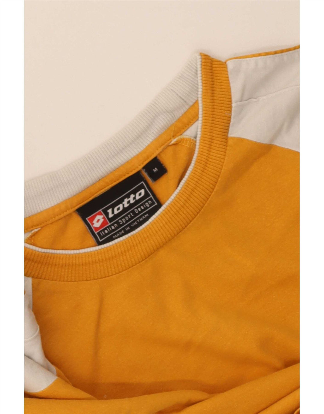 Tricou Bărbați Lotto Top Mediu Galben Colorblock