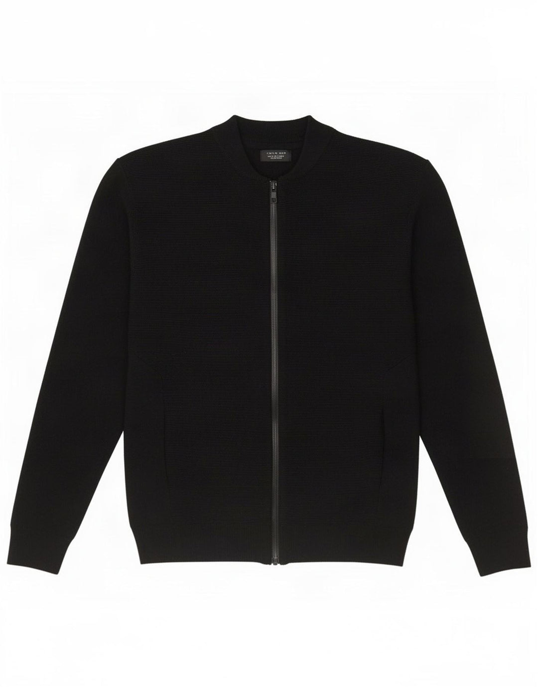 Pulover cardigan pentru bărbați Zara, mare, negru, bumbac