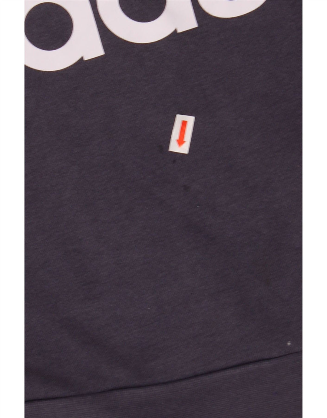 Pulover cu grafic ADIDAS pentru băieți 13-14 ani, bumbac, albastru bleumarin