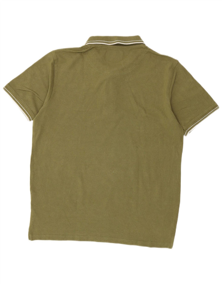Tricou polo pentru bărbați Lyle & Scott, bumbac kaki XL