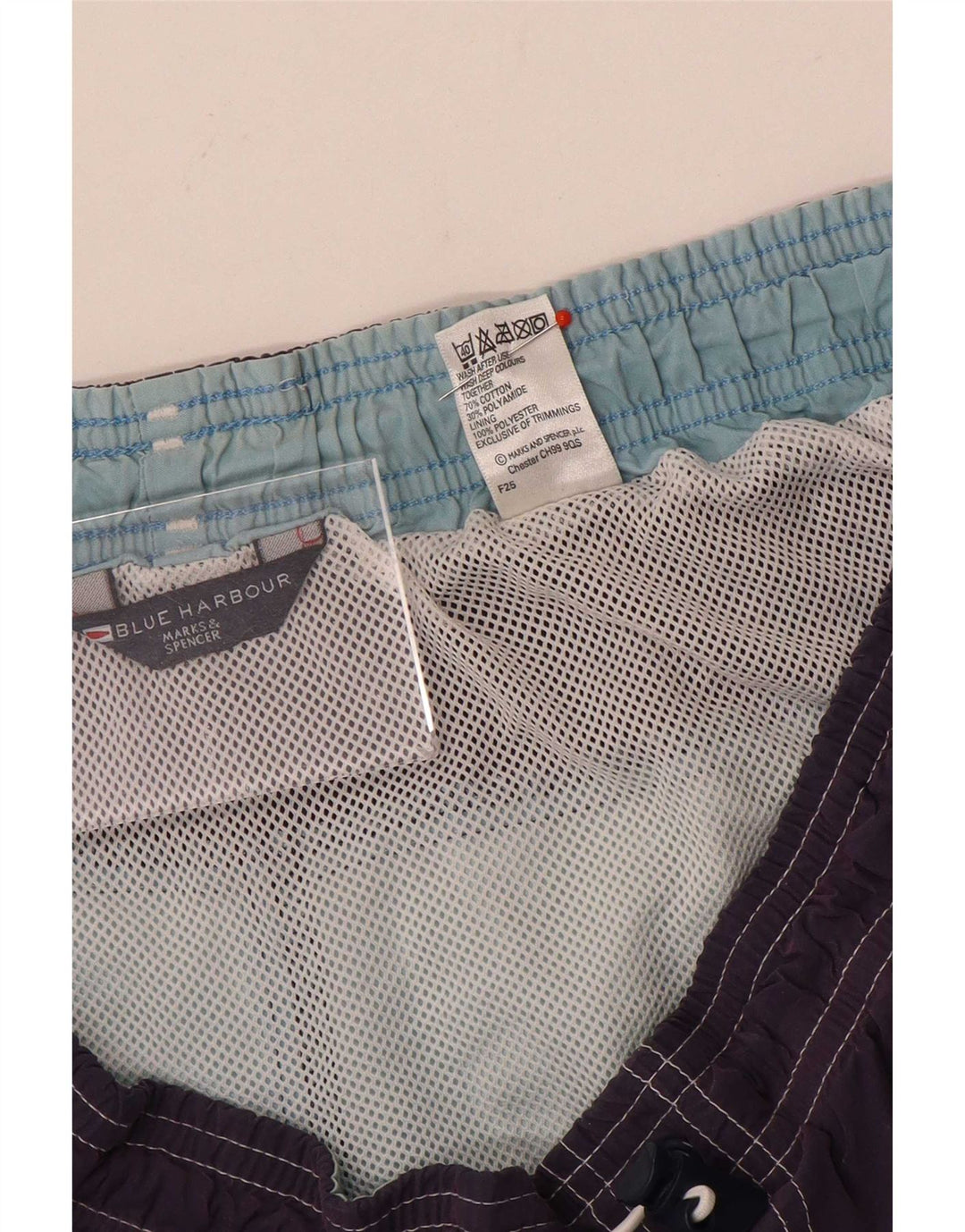Marks & Spencer Pantaloni scurți de înot pentru bărbați Blue Harbour, mari, violet