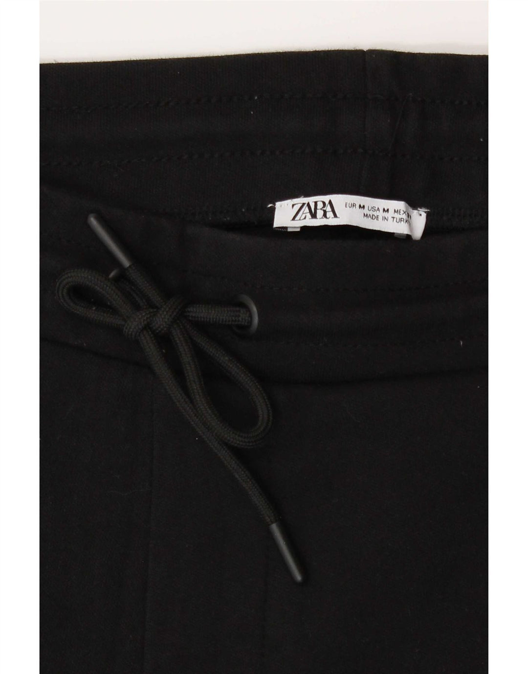Pantaloni scurți sport pentru bărbați Zara, bumbac mediu negru