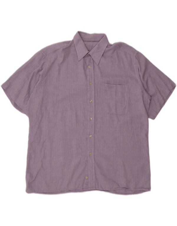 Cămașă pentru bărbați Pierre Cardin Dimensiune 17 1/2 43 XL Bumbac în spina de pește violet