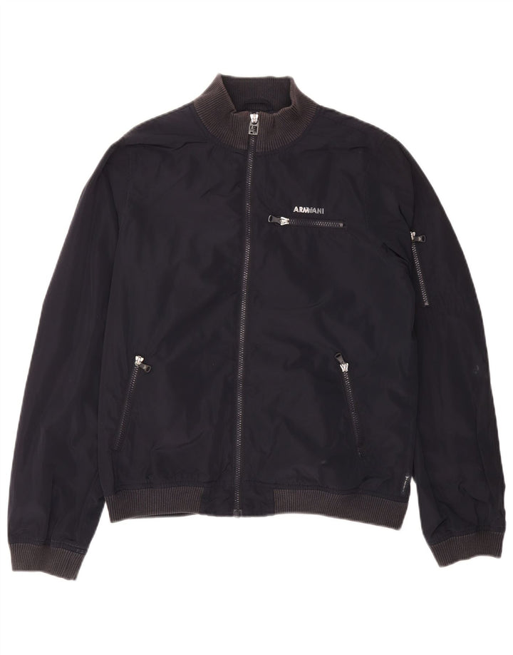 ARMANI JUNIOR Jachetă Bomber Băieți 15-16 Ani Bleumarin Poliester