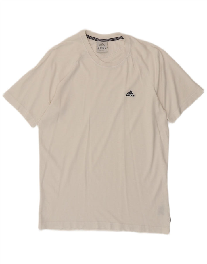 Tricou pentru bărbați Adidas Top mic din bumbac alb