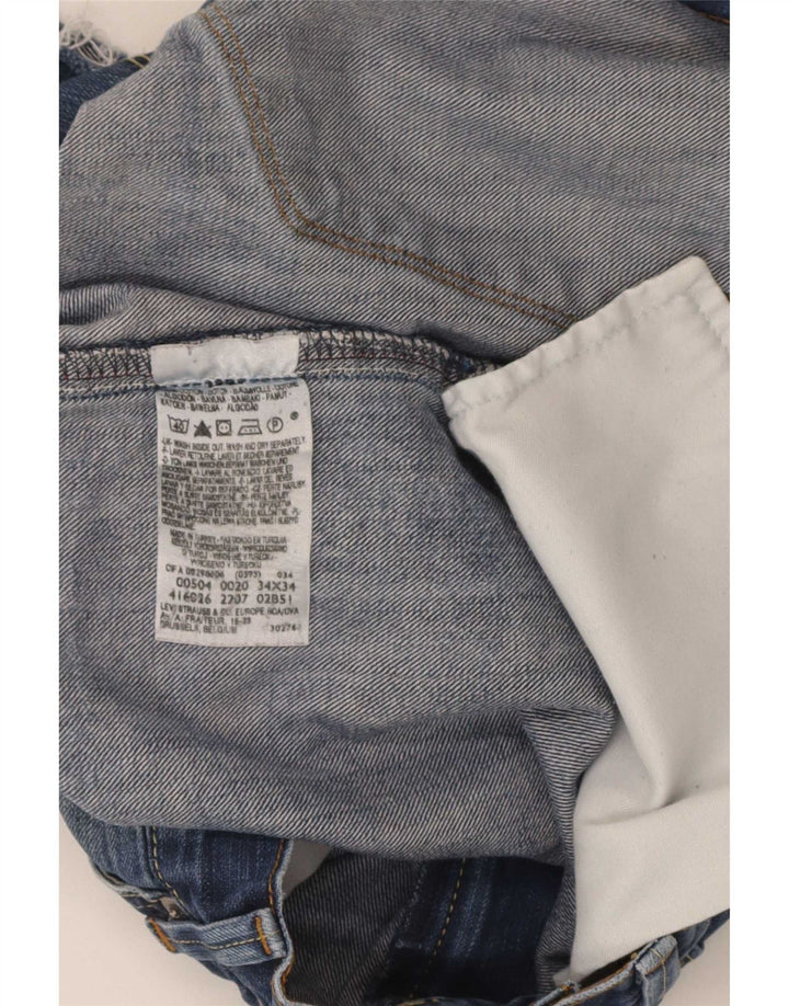 Pantaloni scurți Levi's 506 Regular Denim W34 Large Blue Bumbac