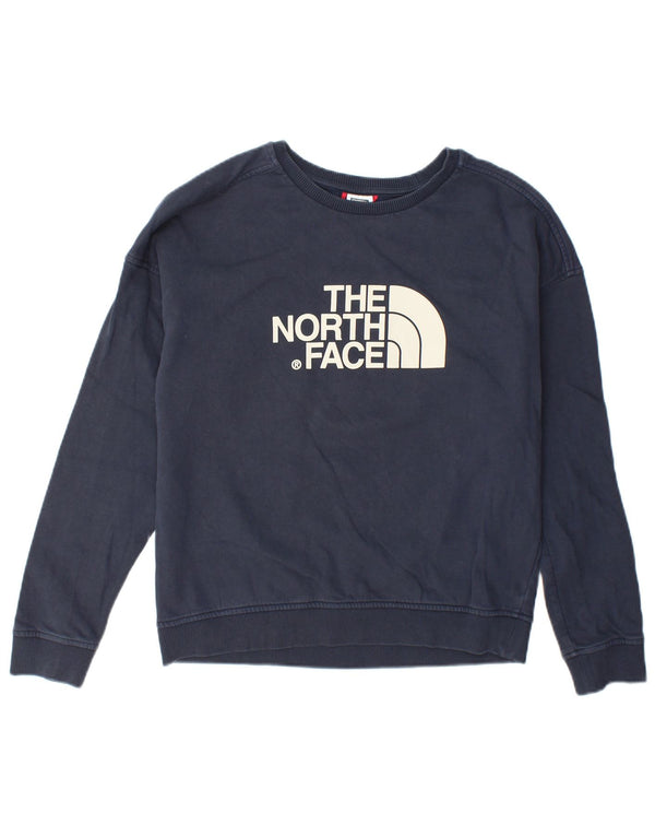 Pulover grafic pentru femei The North Face UK 14 Medium Bleumarin