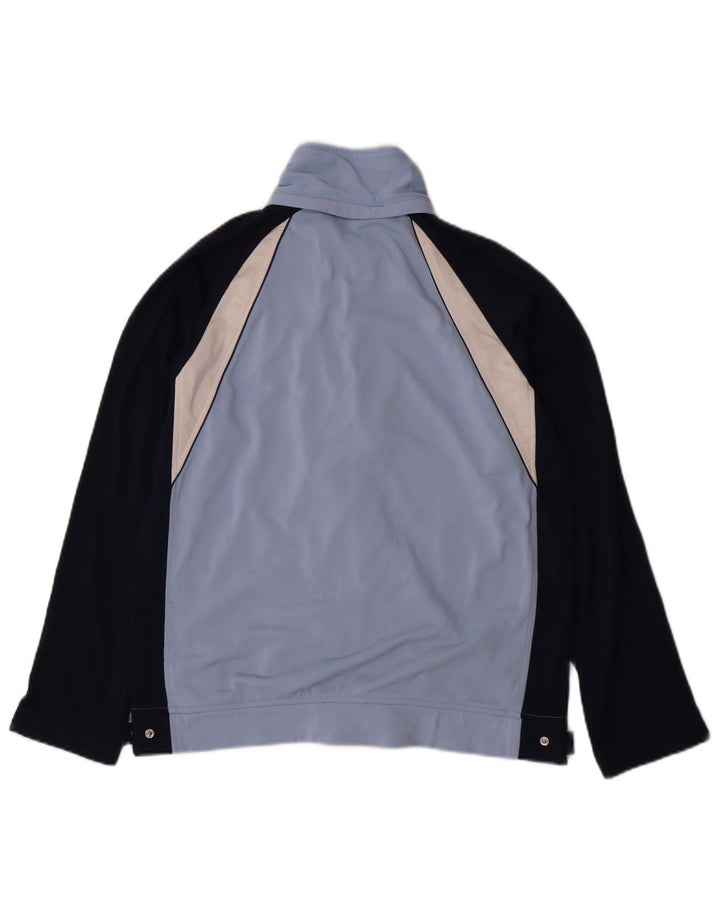 Jachetă de trening pentru băieți CHAMPION 13-14 ani, poliester color-bloc albastru