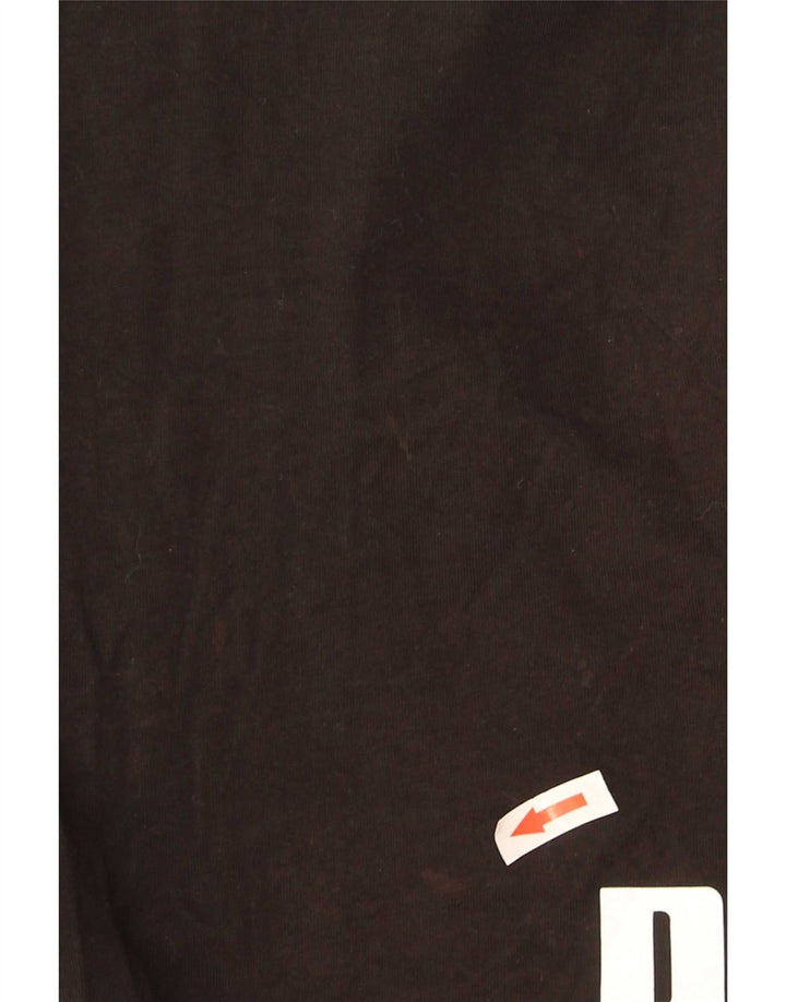 Pantaloni scurti sport grafic Puma pentru femei UK 12 Medium Black