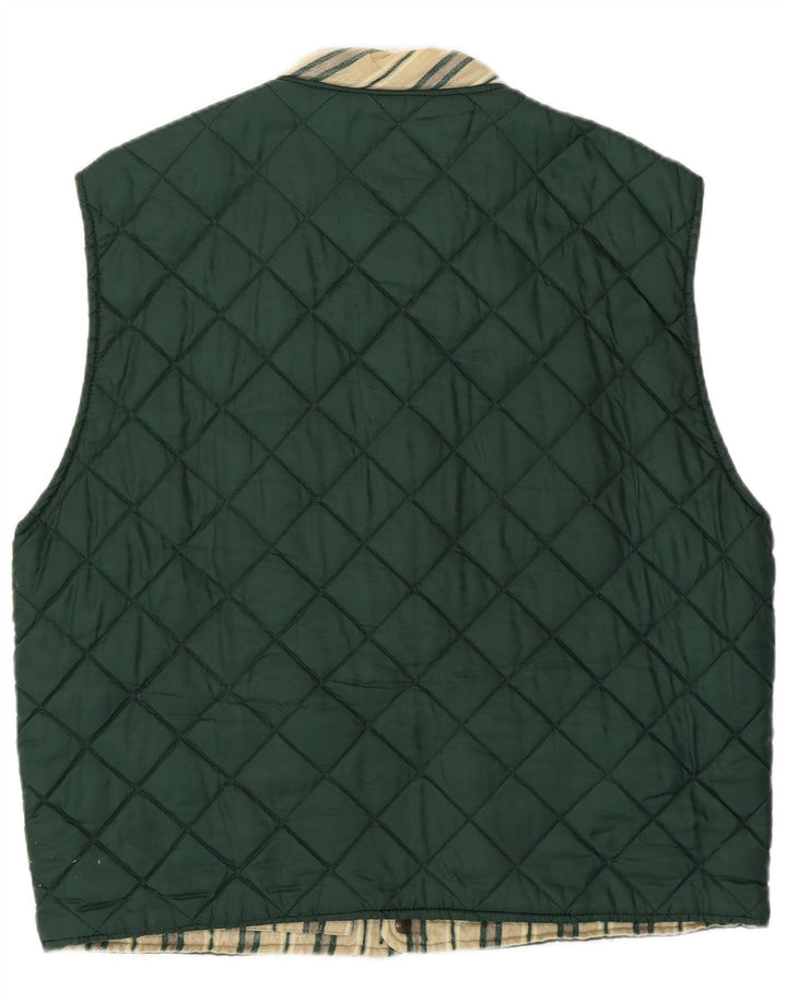 Gilet matlasat reversibil pentru bărbați Creative UK 40, verde mare