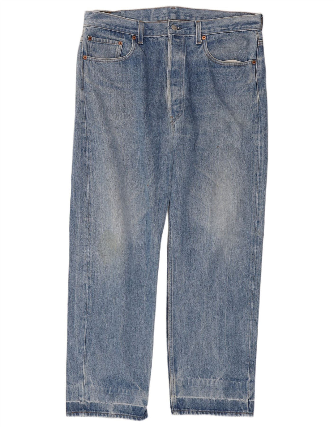 Blugi drepti pentru bărbați Levi's 501 W38 L29 Bumbac albastru