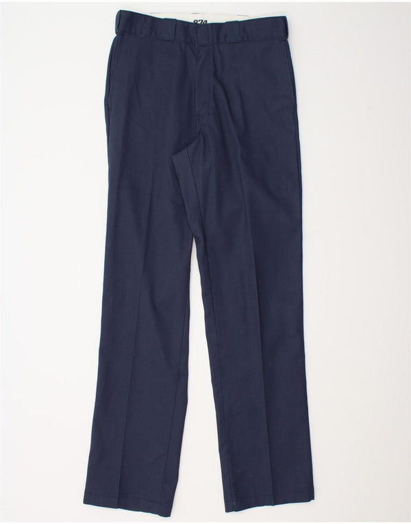 Pantaloni chino drepti pentru bărbați Dickies 874 Original Fit L30 L33 bleumarin