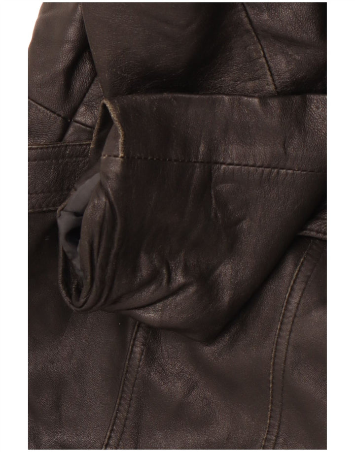 Palton de piele pentru femei VINTAGE IT 40 Small Black