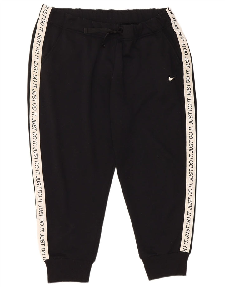 Pantaloni de trening Nike pentru femei Dri Fit Pantaloni de jogging UK 16 Large Black