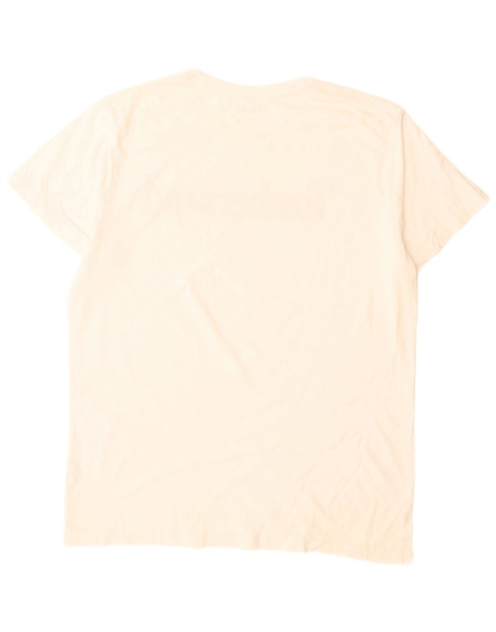 Tricou grafic Timberland pentru bărbați Top mare din bumbac alb