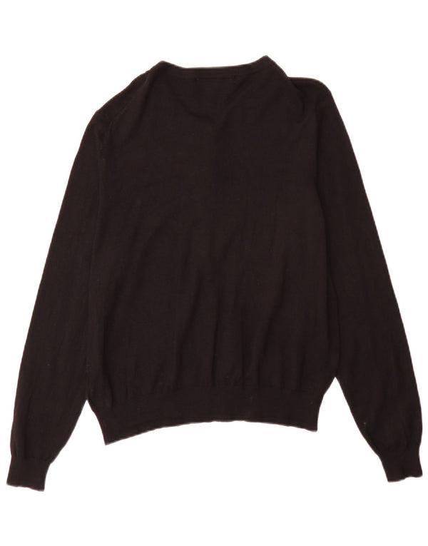 Pulover cardigan pentru femei Marks & Spencer UK 18 XL, viscoză neagră