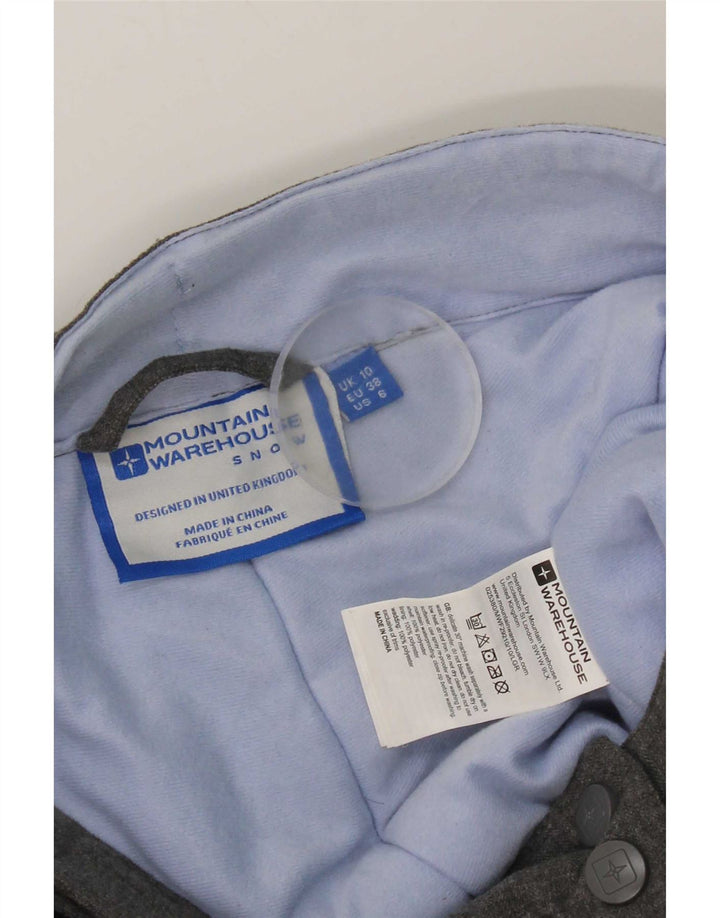 Mountain Warehouse Pantaloni de schi pentru femei UK 10 Small Gri Colorblock